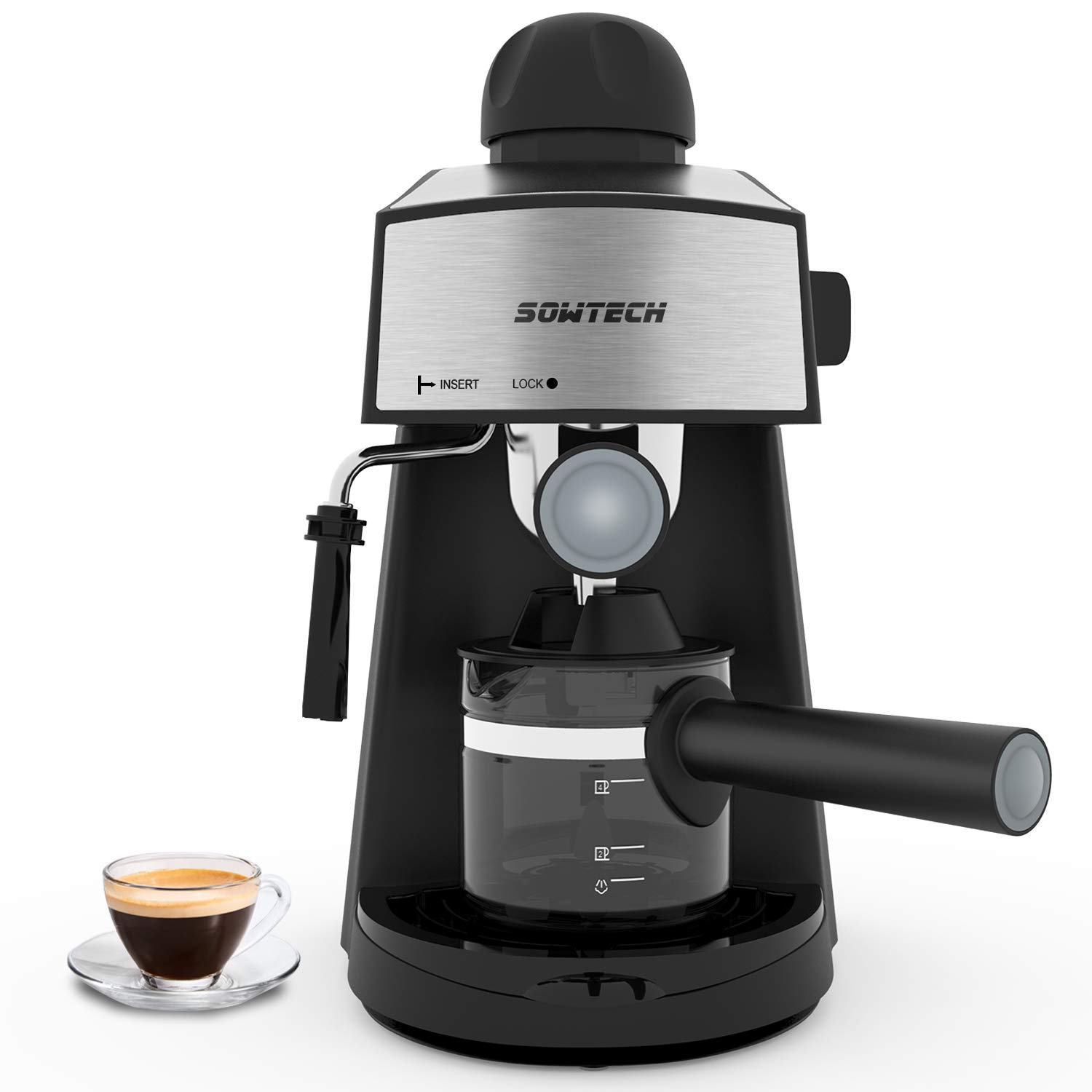  Espresso Machine 3.5 Bar 4 Cup Espresso Maker