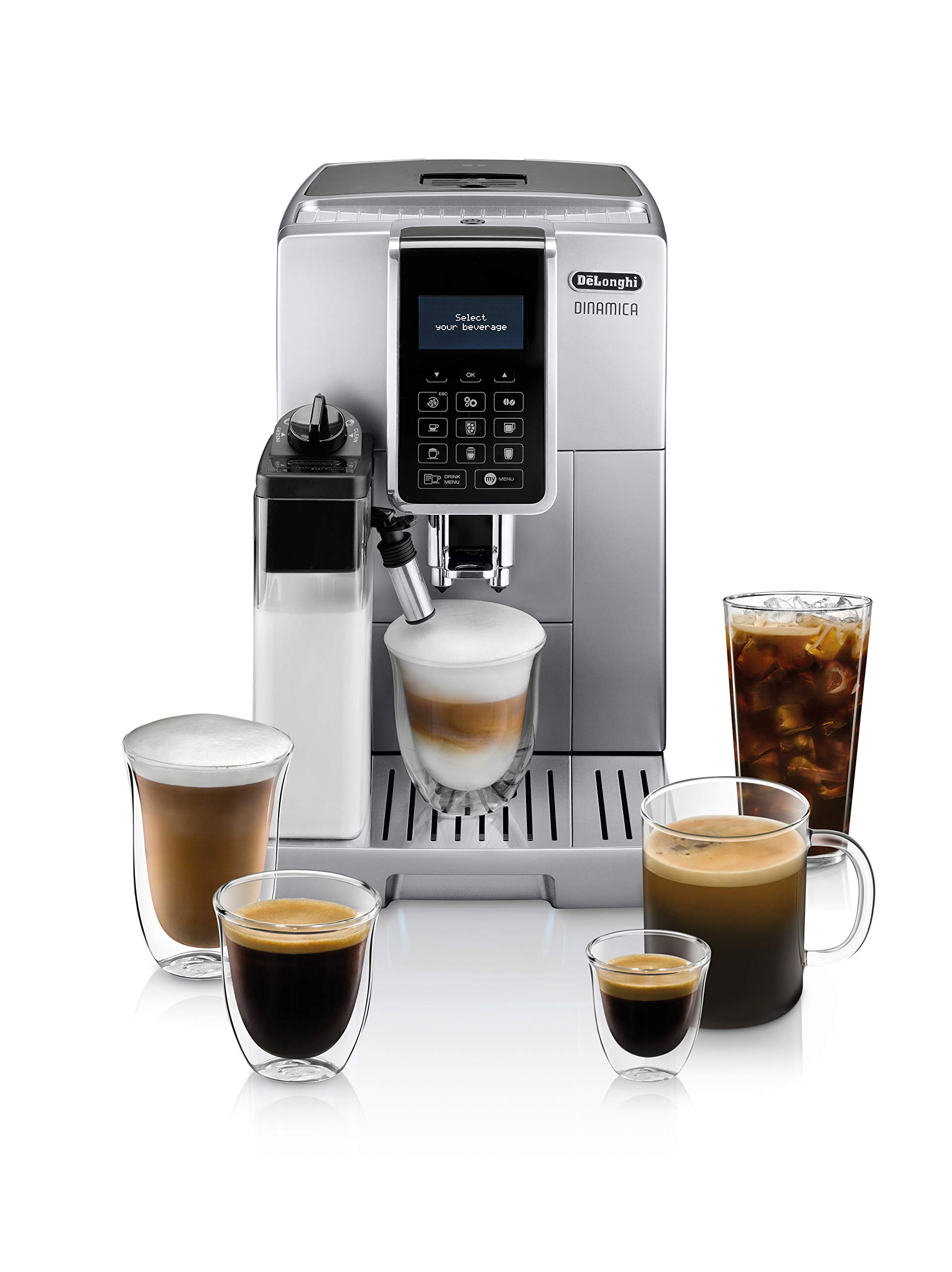 Volcanica-Kona-Coffee De'Longhi ECAM35075SI Dinamica Automatic Espresso Machine