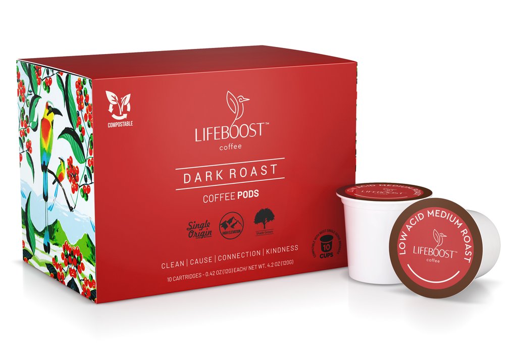 Lifeboost dark roast K-cups Lifeboost dark roast K-cups