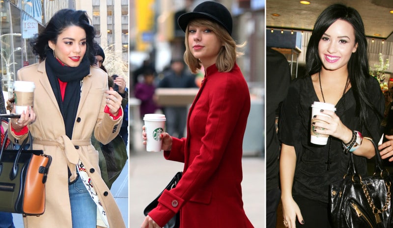  Starbucks and celebrities